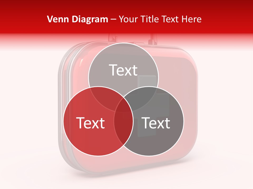 Pain Briefcase Suitcase PowerPoint Template