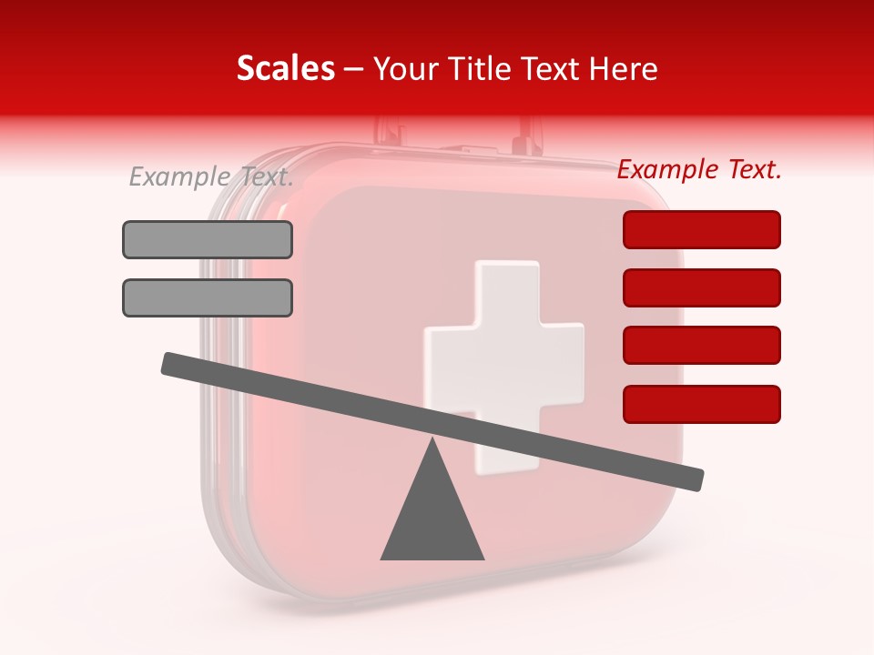 Pain Briefcase Suitcase PowerPoint Template
