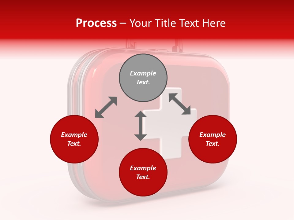 Pain Briefcase Suitcase PowerPoint Template
