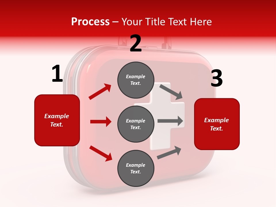 Pain Briefcase Suitcase PowerPoint Template