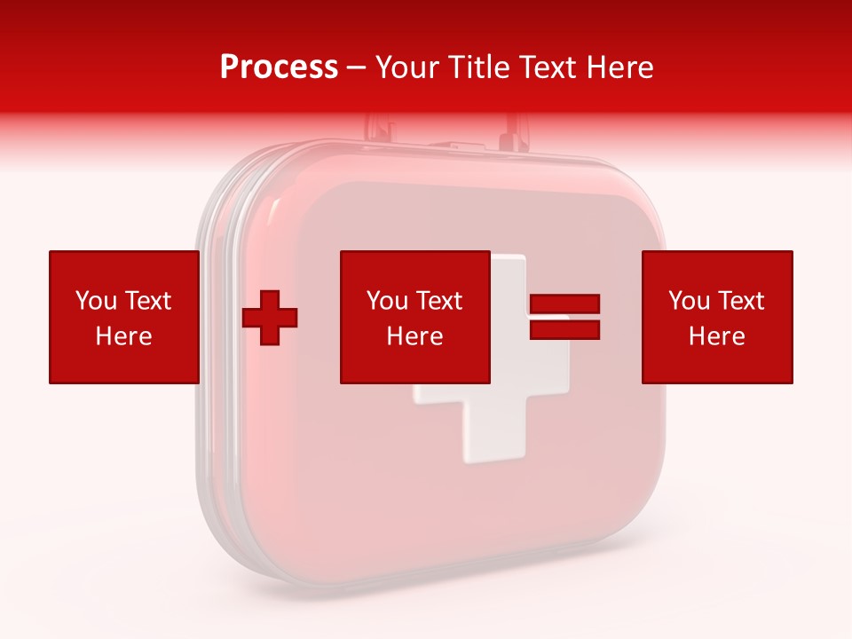 Pain Briefcase Suitcase PowerPoint Template