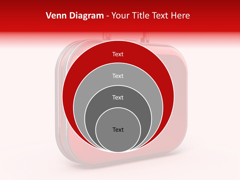 Pain Briefcase Suitcase PowerPoint Template