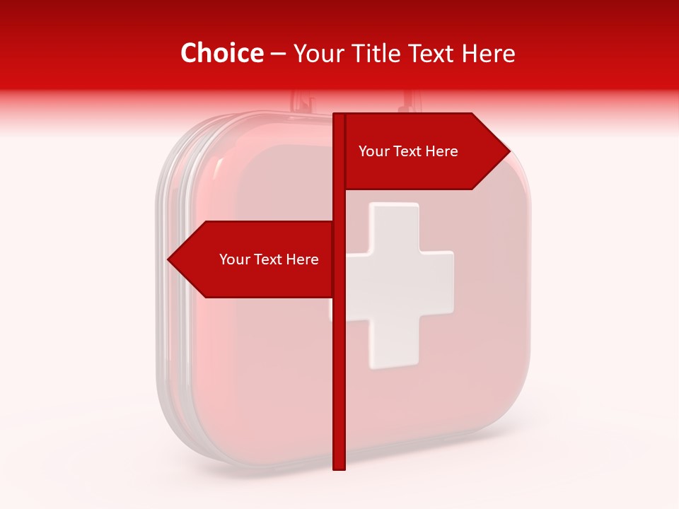 Pain Briefcase Suitcase PowerPoint Template