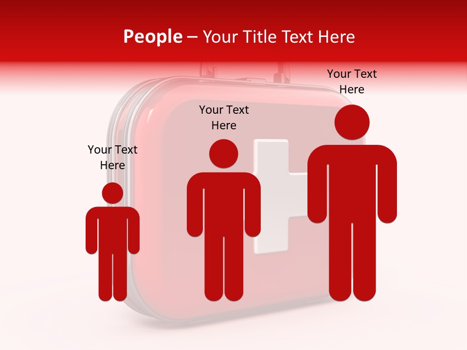 Pain Briefcase Suitcase PowerPoint Template
