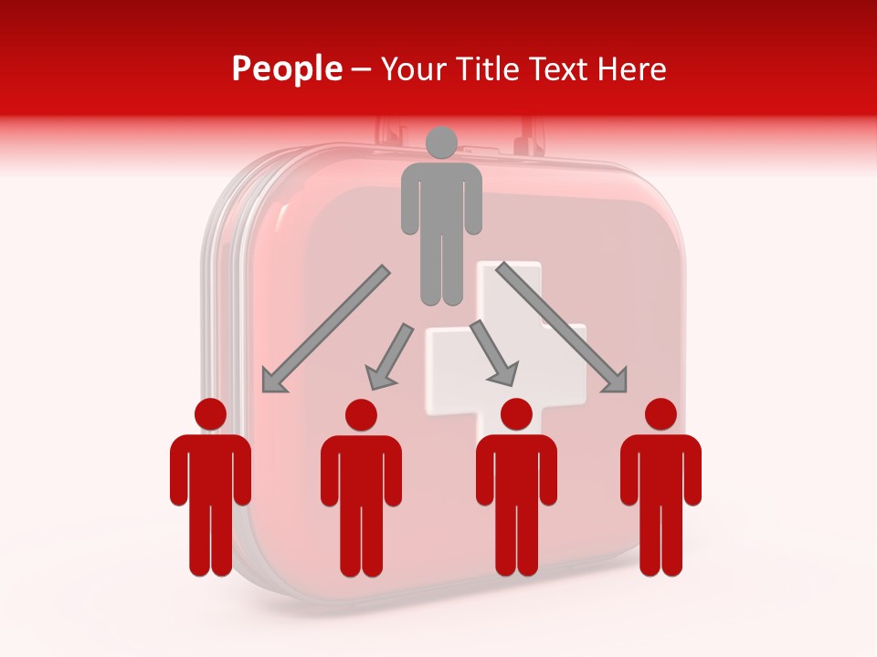 Pain Briefcase Suitcase PowerPoint Template