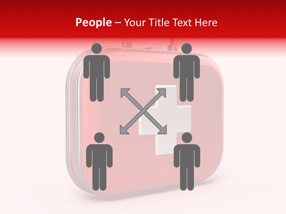 Pain Briefcase Suitcase PowerPoint Template