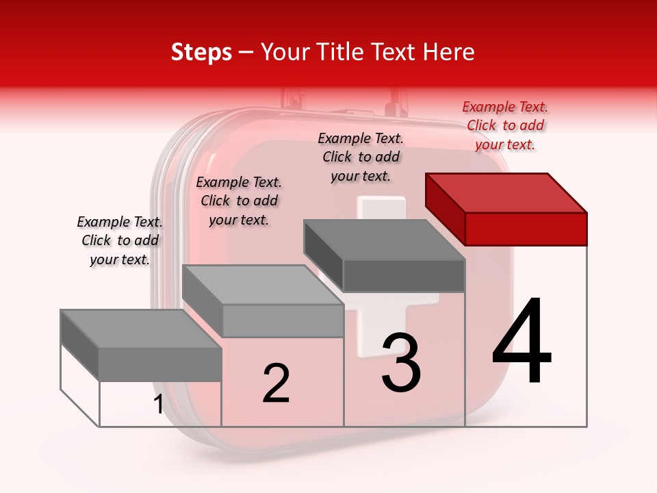 Pain Briefcase Suitcase PowerPoint Template