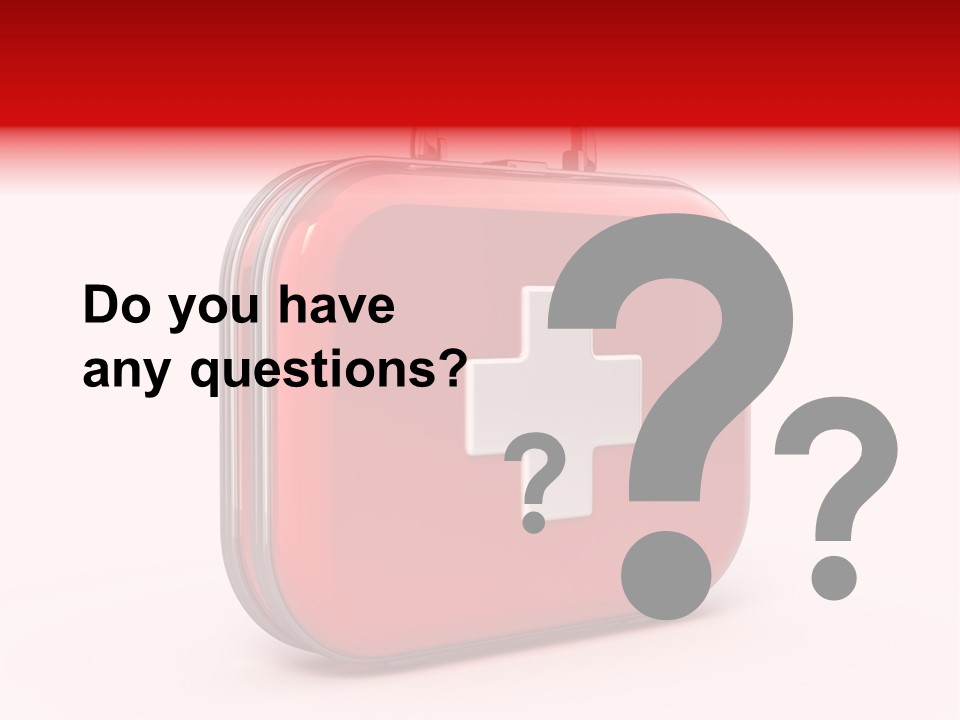 Pain Briefcase Suitcase PowerPoint Template