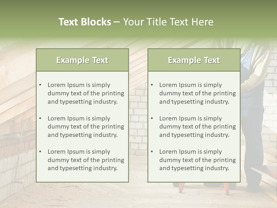 Site Construction Load PowerPoint Template