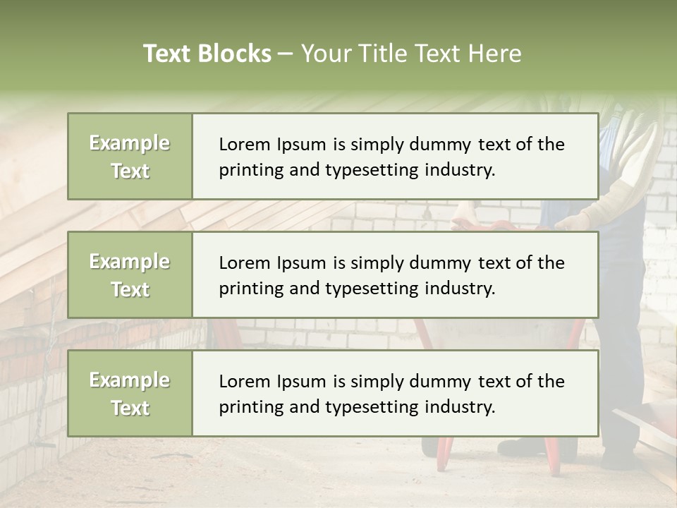 Site Construction Load PowerPoint Template