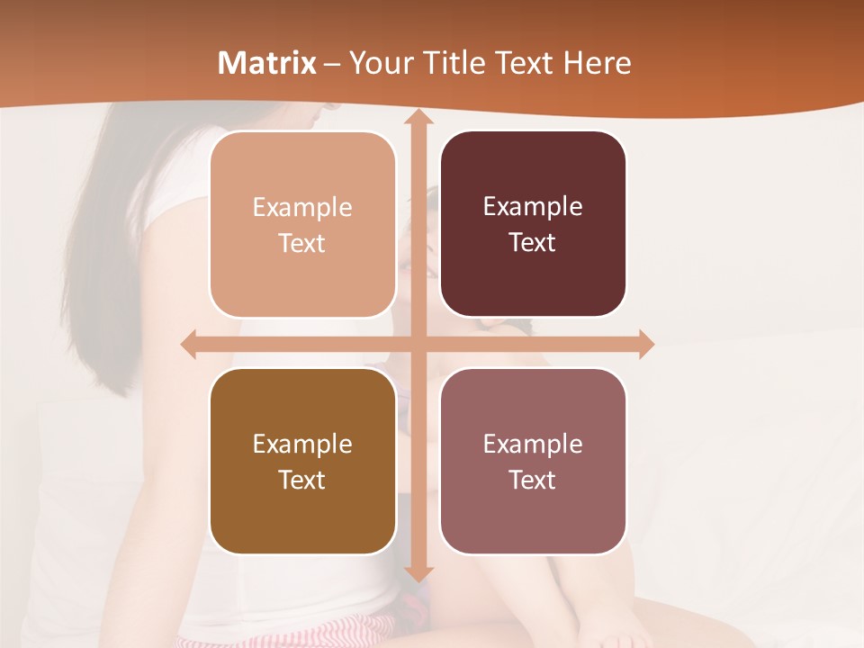 Couple Mother Speak PowerPoint Template