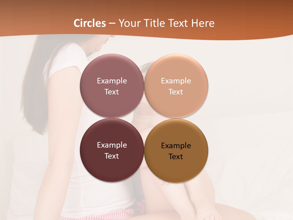 Couple Mother Speak PowerPoint Template