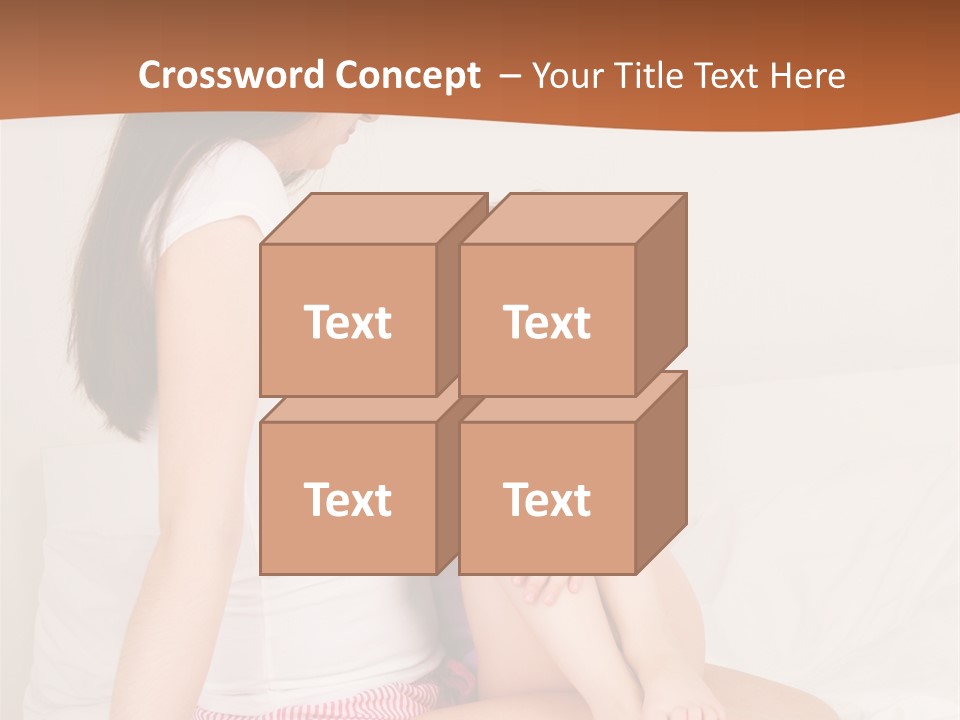 Couple Mother Speak PowerPoint Template