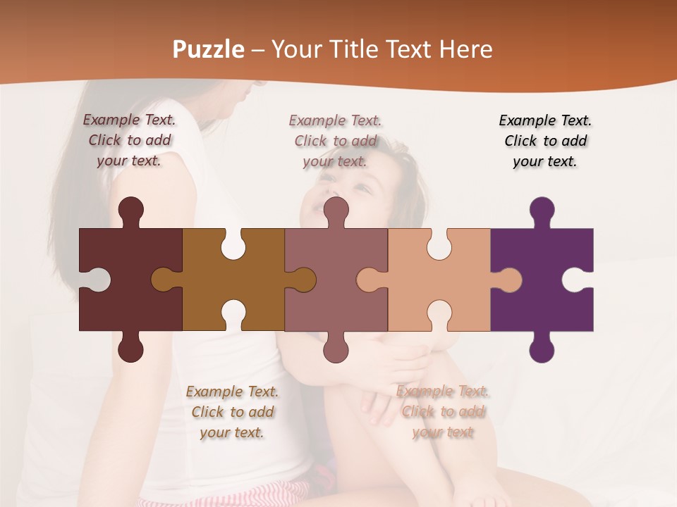 Couple Mother Speak PowerPoint Template