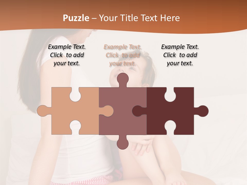 Couple Mother Speak PowerPoint Template