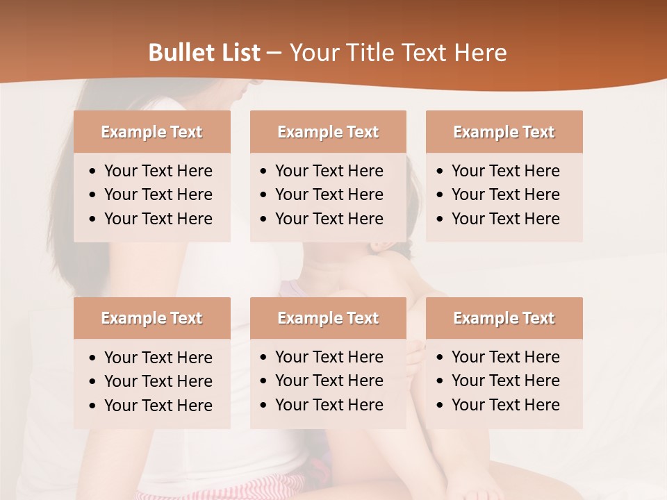 Couple Mother Speak PowerPoint Template