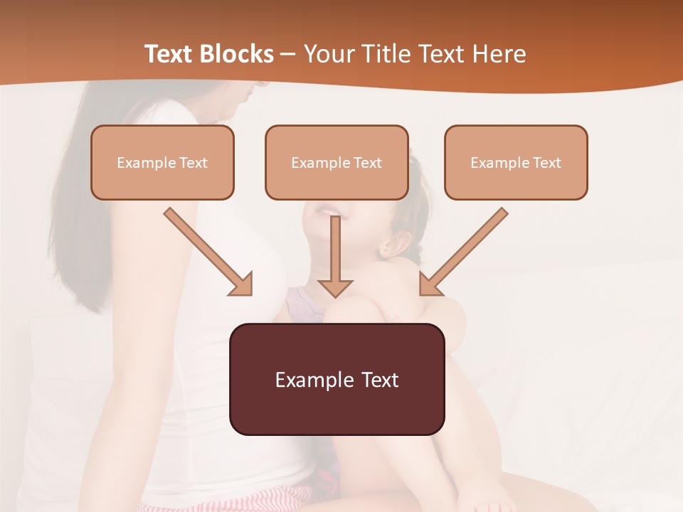 Couple Mother Speak PowerPoint Template