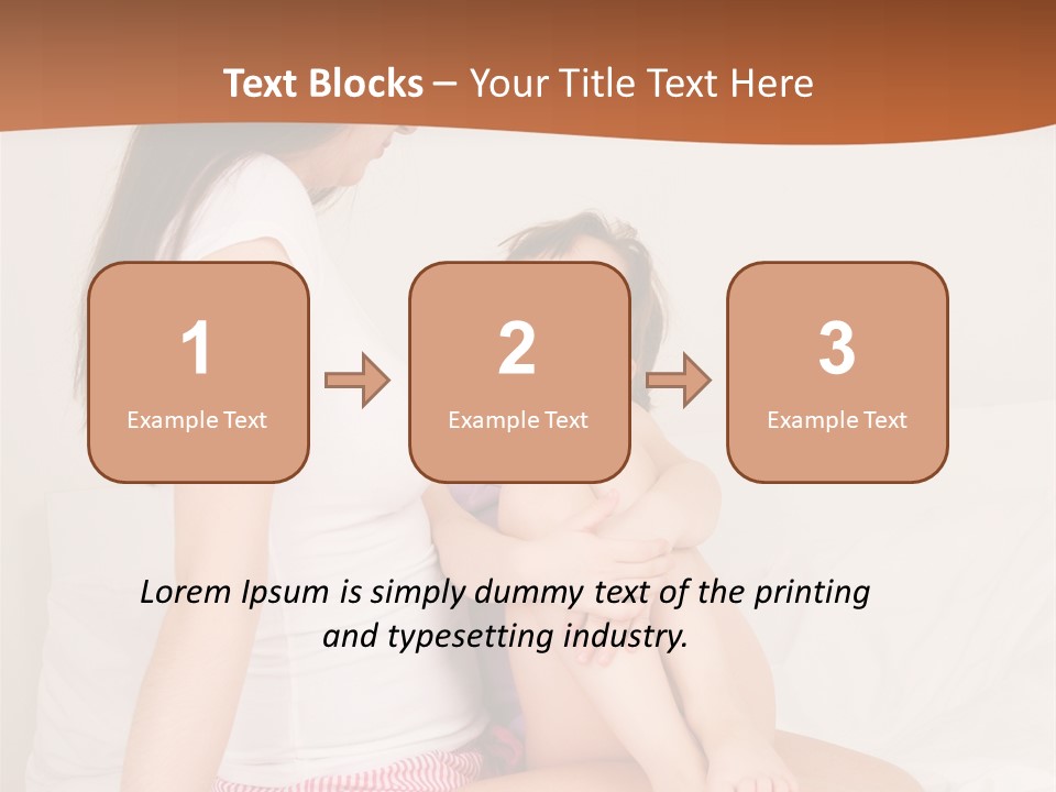 Couple Mother Speak PowerPoint Template