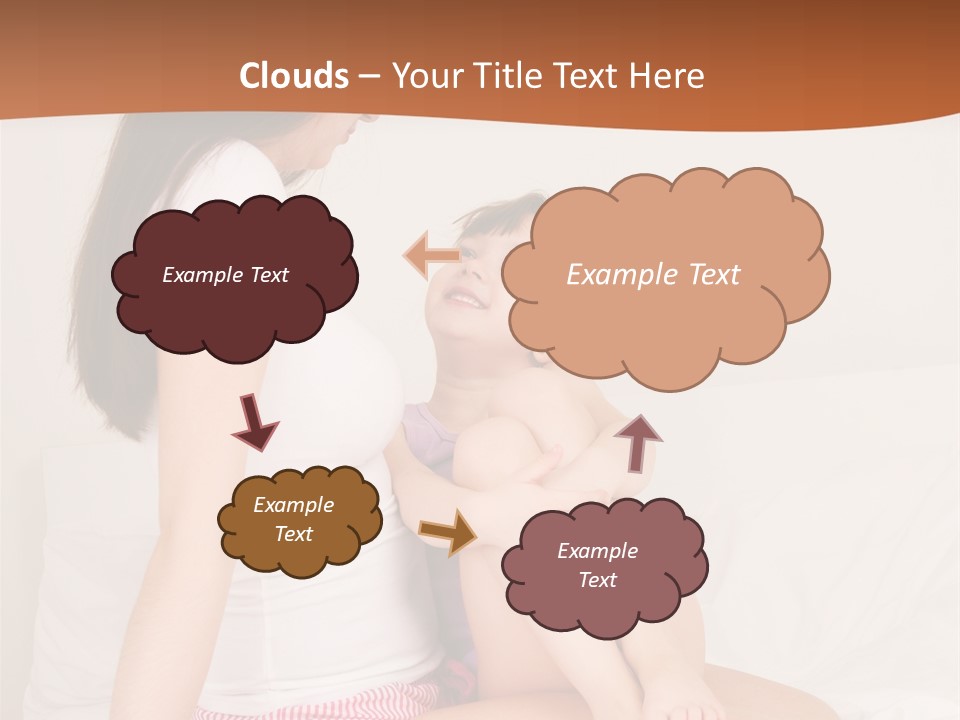 Couple Mother Speak PowerPoint Template