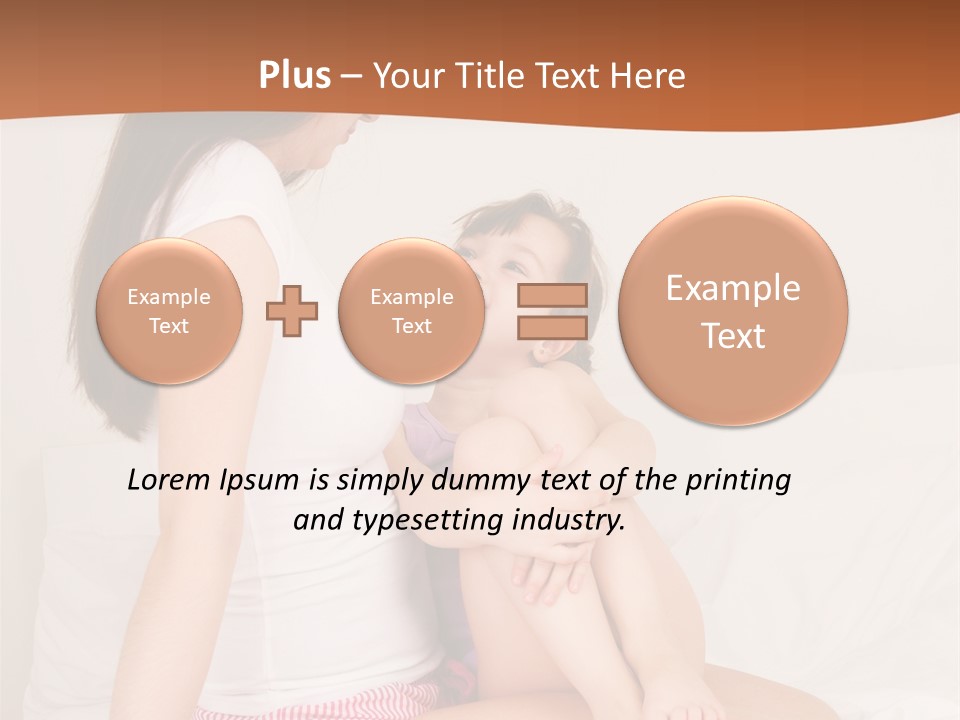 Couple Mother Speak PowerPoint Template