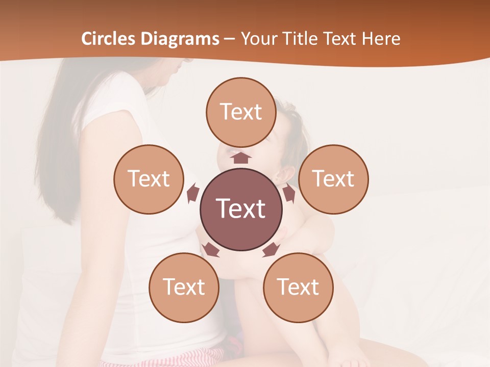 Couple Mother Speak PowerPoint Template