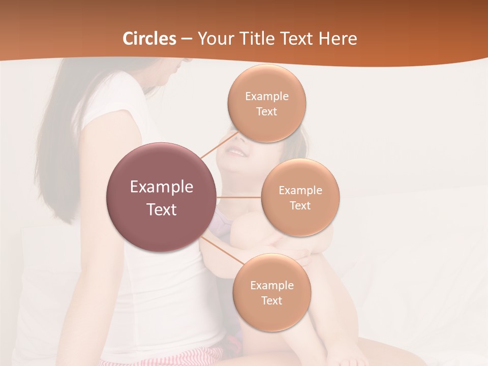 Couple Mother Speak PowerPoint Template