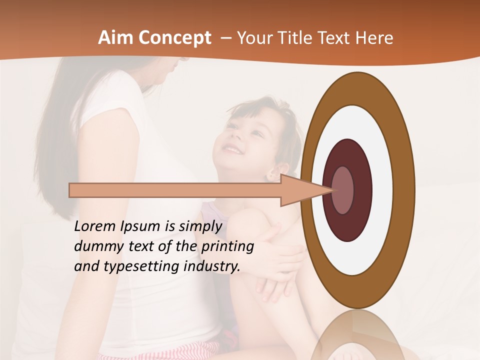 Couple Mother Speak PowerPoint Template