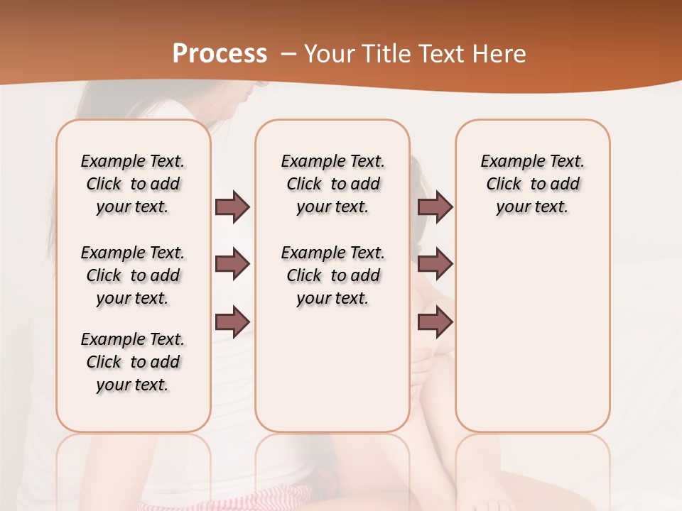 Couple Mother Speak PowerPoint Template
