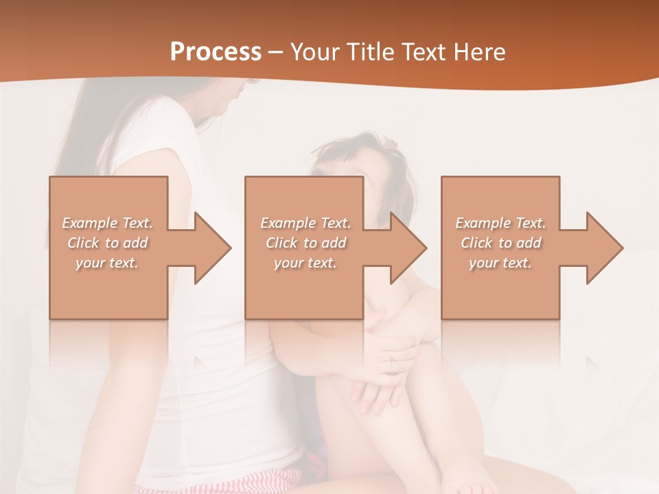 Couple Mother Speak PowerPoint Template
