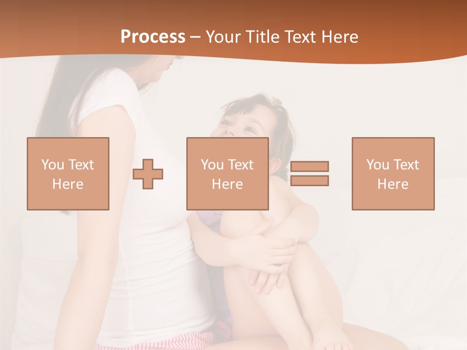 Couple Mother Speak PowerPoint Template