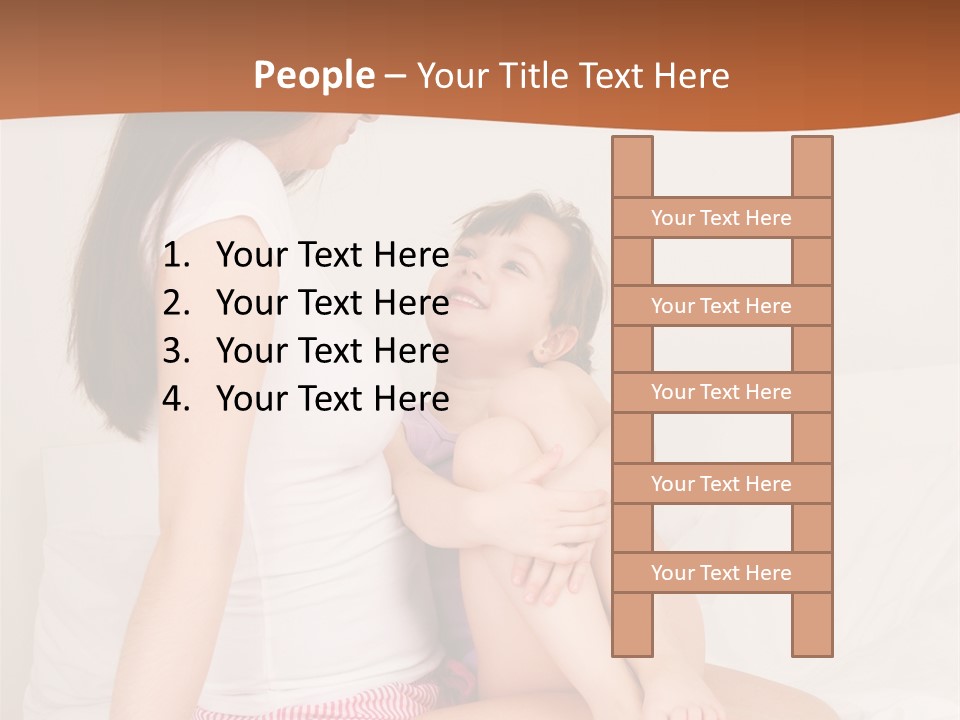 Couple Mother Speak PowerPoint Template