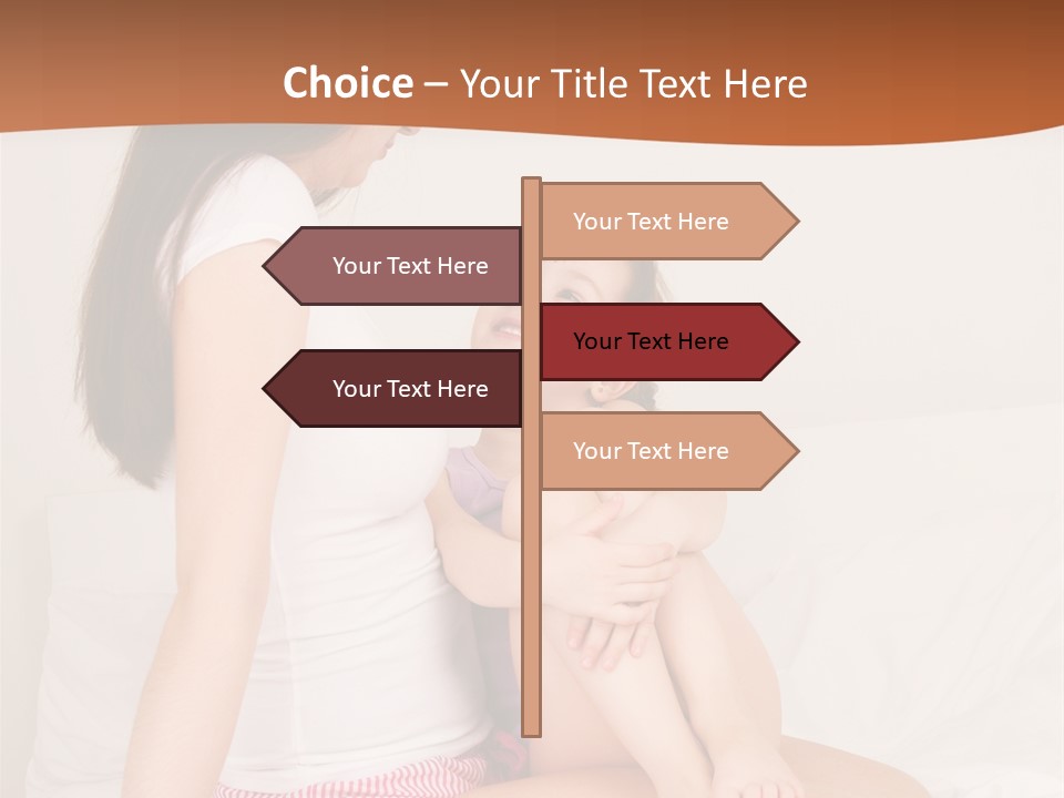 Couple Mother Speak PowerPoint Template