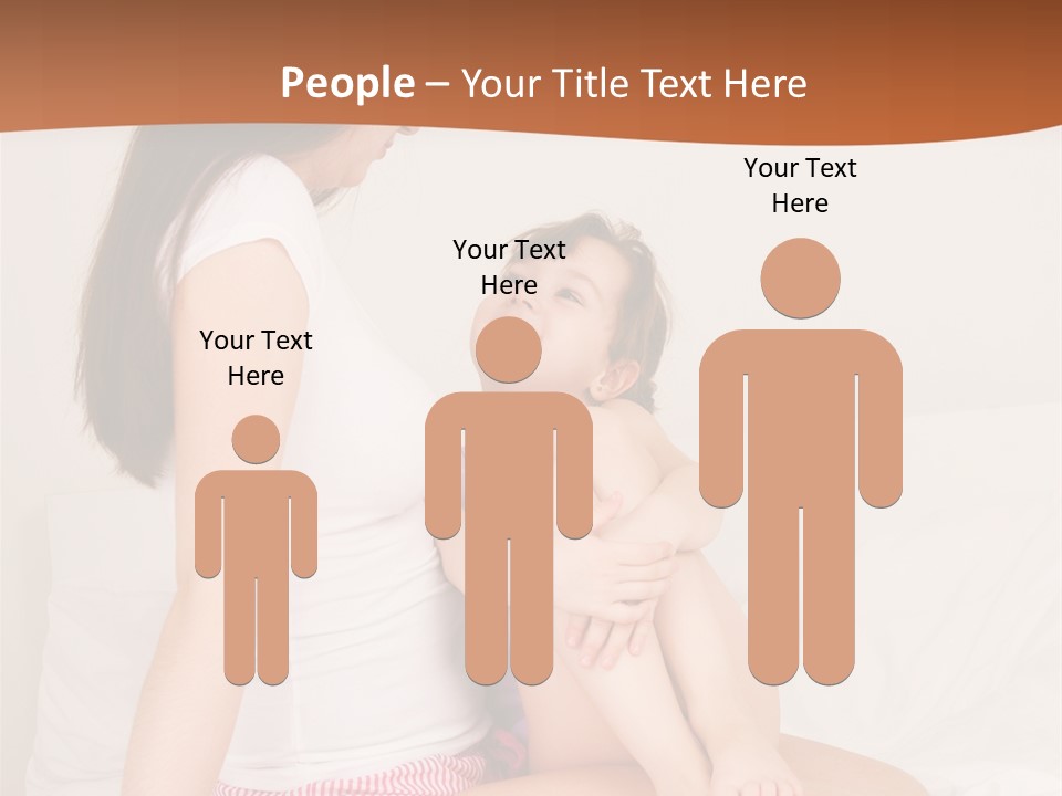 Couple Mother Speak PowerPoint Template