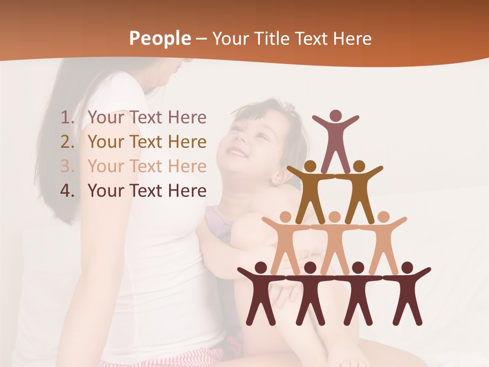 Couple Mother Speak PowerPoint Template