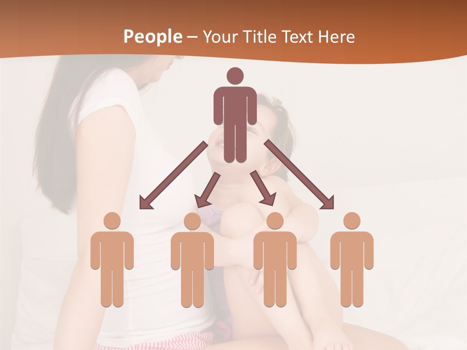 Couple Mother Speak PowerPoint Template