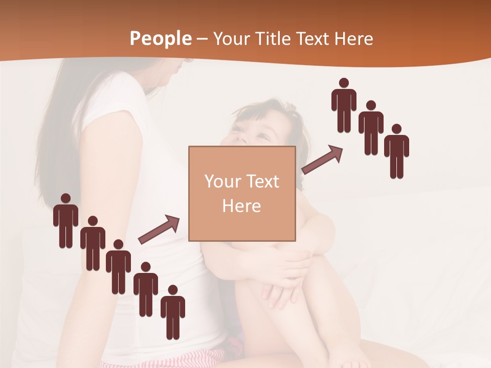 Couple Mother Speak PowerPoint Template