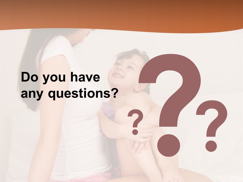 Couple Mother Speak PowerPoint Template