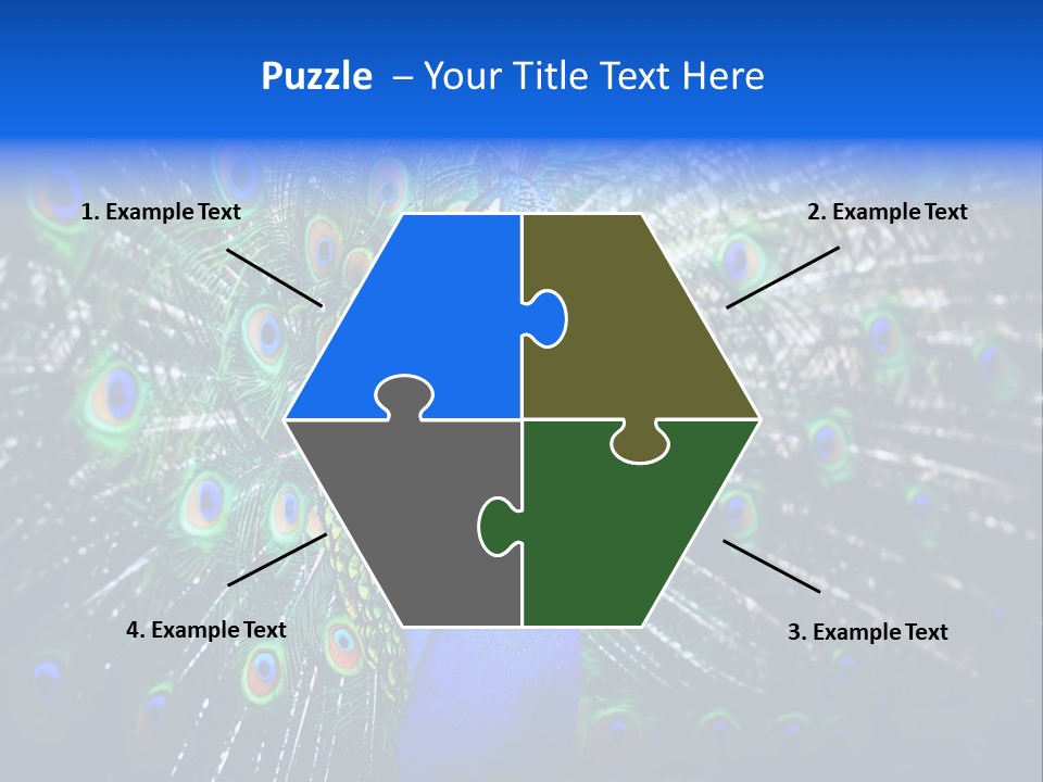 Male Vibrant Closeup PowerPoint Template