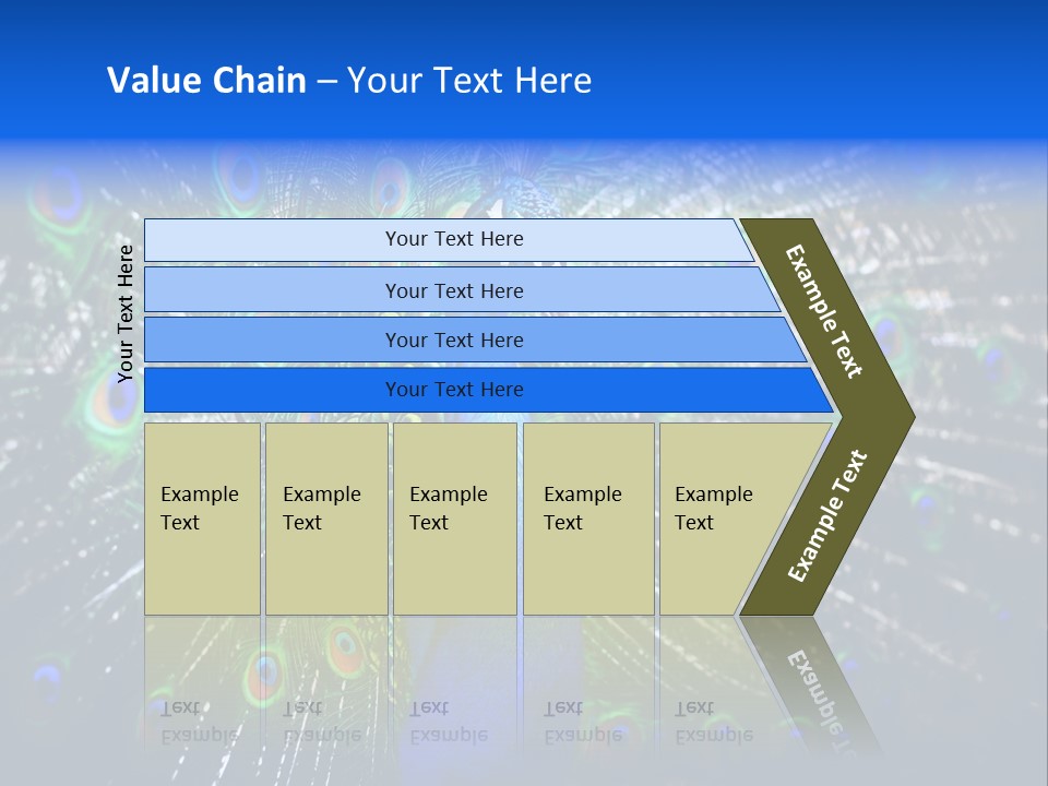 Male Vibrant Closeup PowerPoint Template