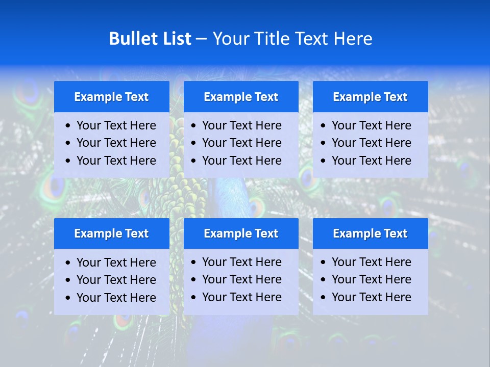 Male Vibrant Closeup PowerPoint Template