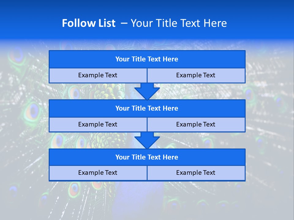 Male Vibrant Closeup PowerPoint Template