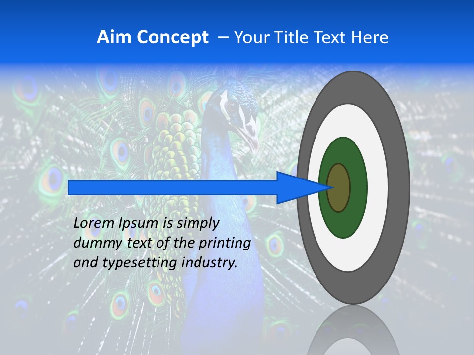 Male Vibrant Closeup PowerPoint Template