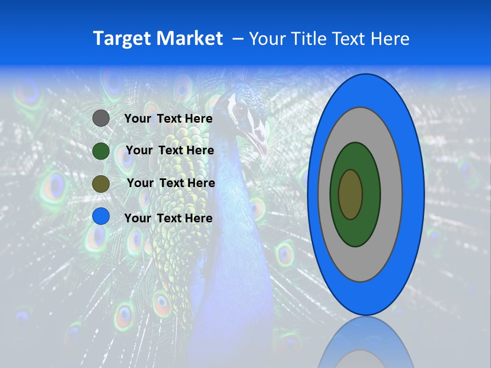 Male Vibrant Closeup PowerPoint Template