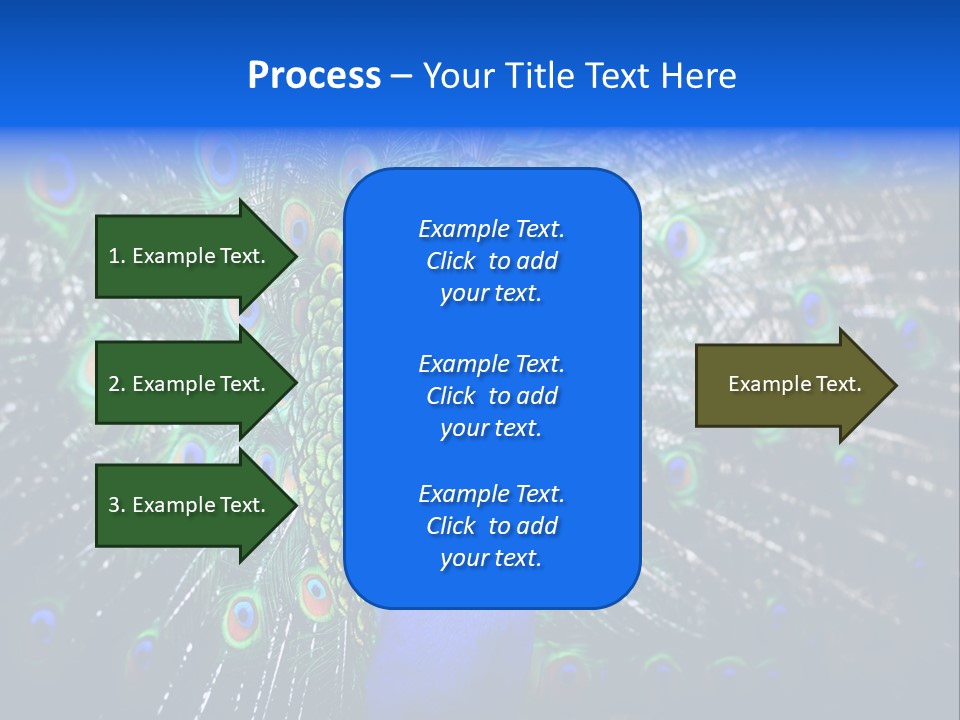 Male Vibrant Closeup PowerPoint Template