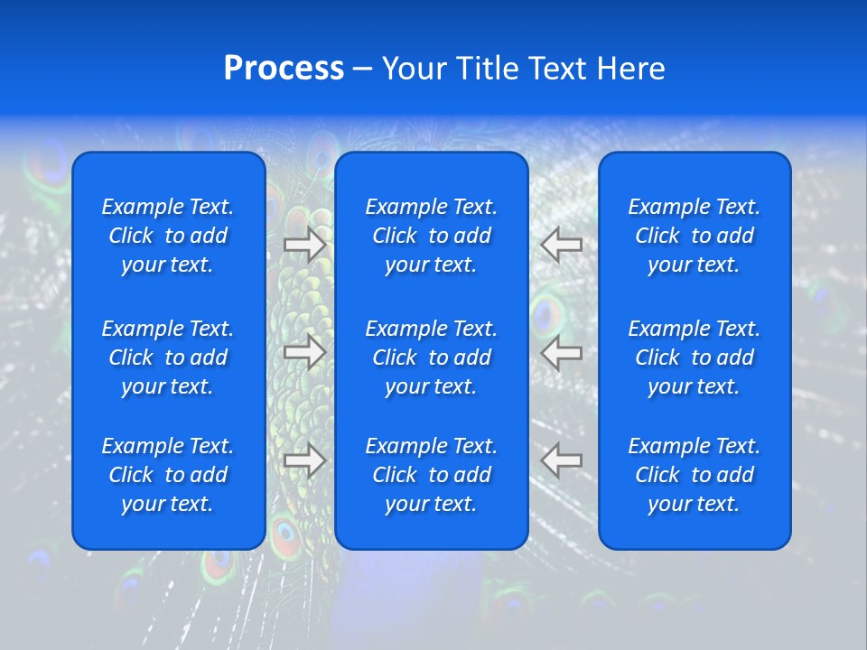 Male Vibrant Closeup PowerPoint Template