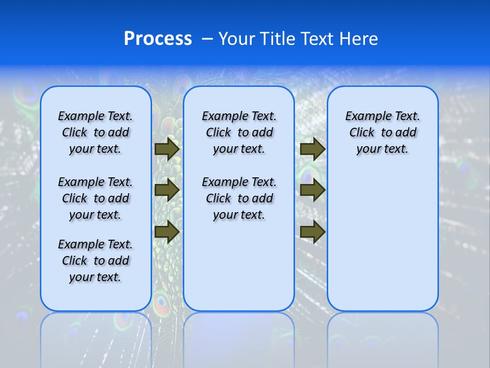 Male Vibrant Closeup PowerPoint Template