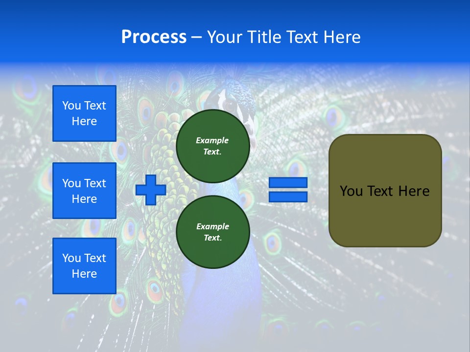 Male Vibrant Closeup PowerPoint Template