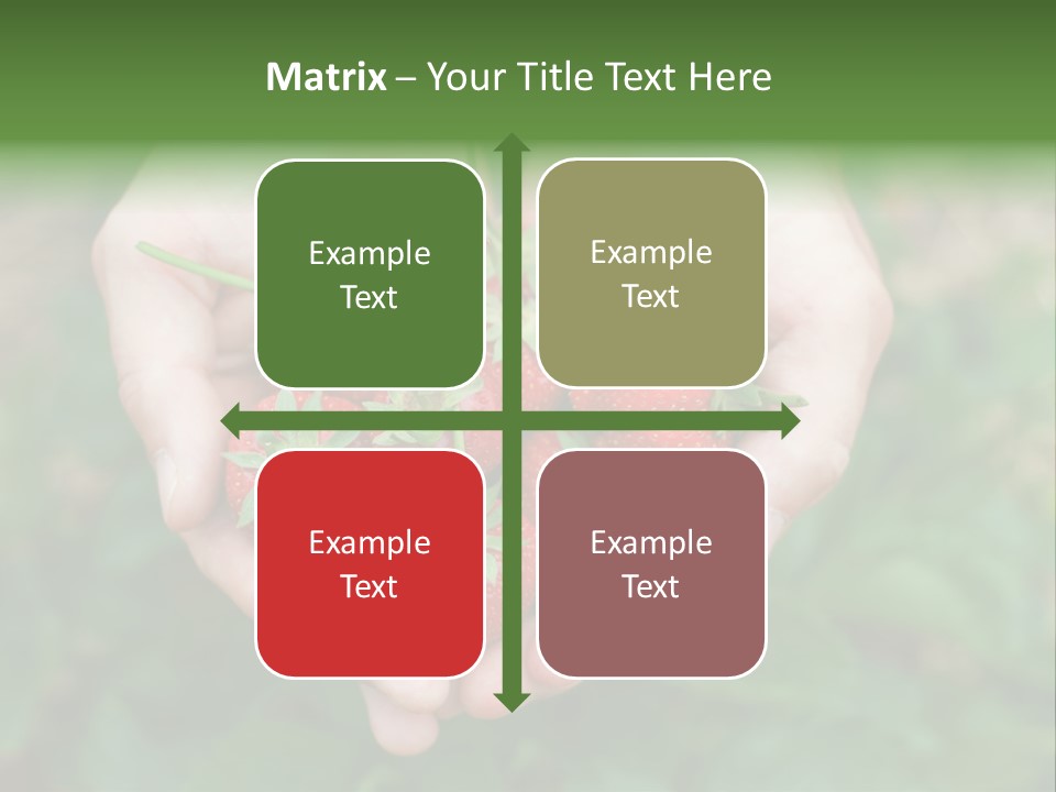 Growth Monoculture Fruit PowerPoint Template