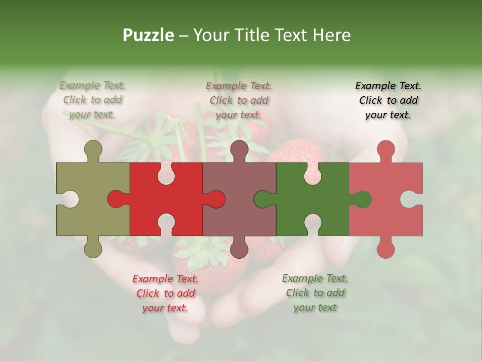 Growth Monoculture Fruit PowerPoint Template