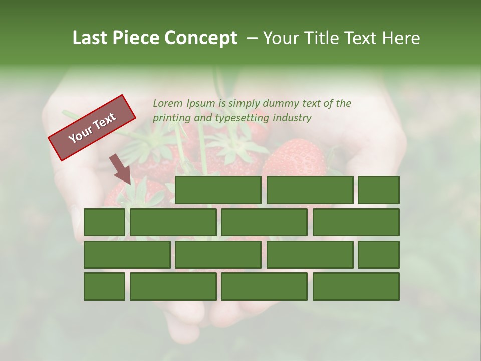 Growth Monoculture Fruit PowerPoint Template